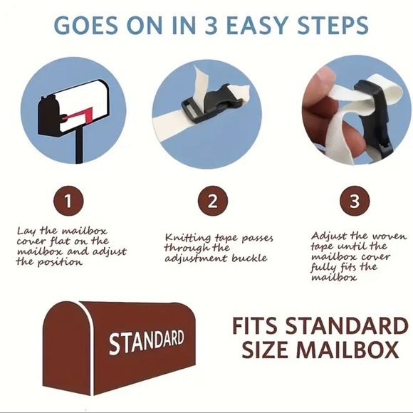 Mailbox Cover, Bible, Holy, Cross, Mailbox Wrap, Fits Standard Mailbox. NEW - Picture 7 of 7